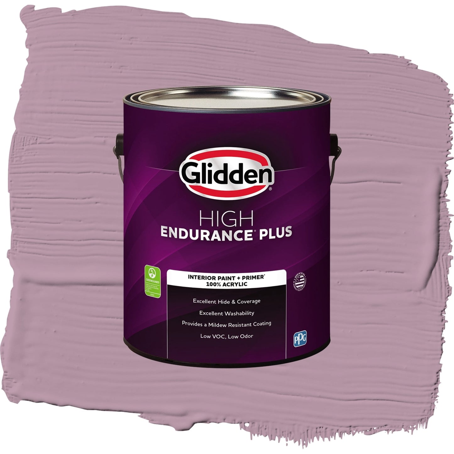 Glidden HEP Ashberry / Purple, Semi-Gloss Interior Paint with Primer, 1 Gallon