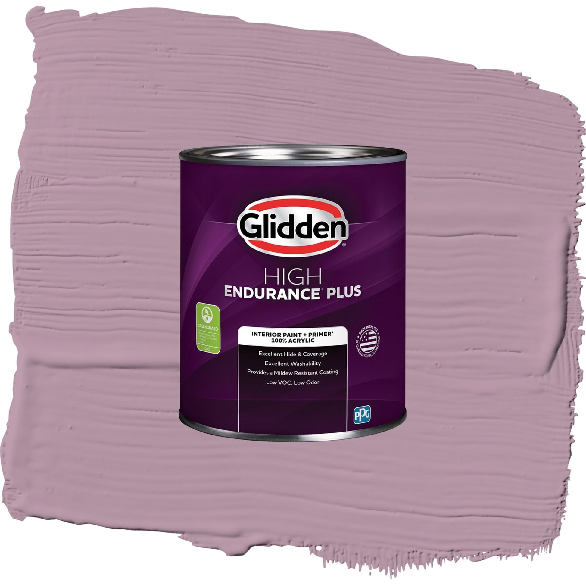 Glidden HEP Ashberry / Purple, Semi-Gloss Interior Paint with Primer, 1 Quart