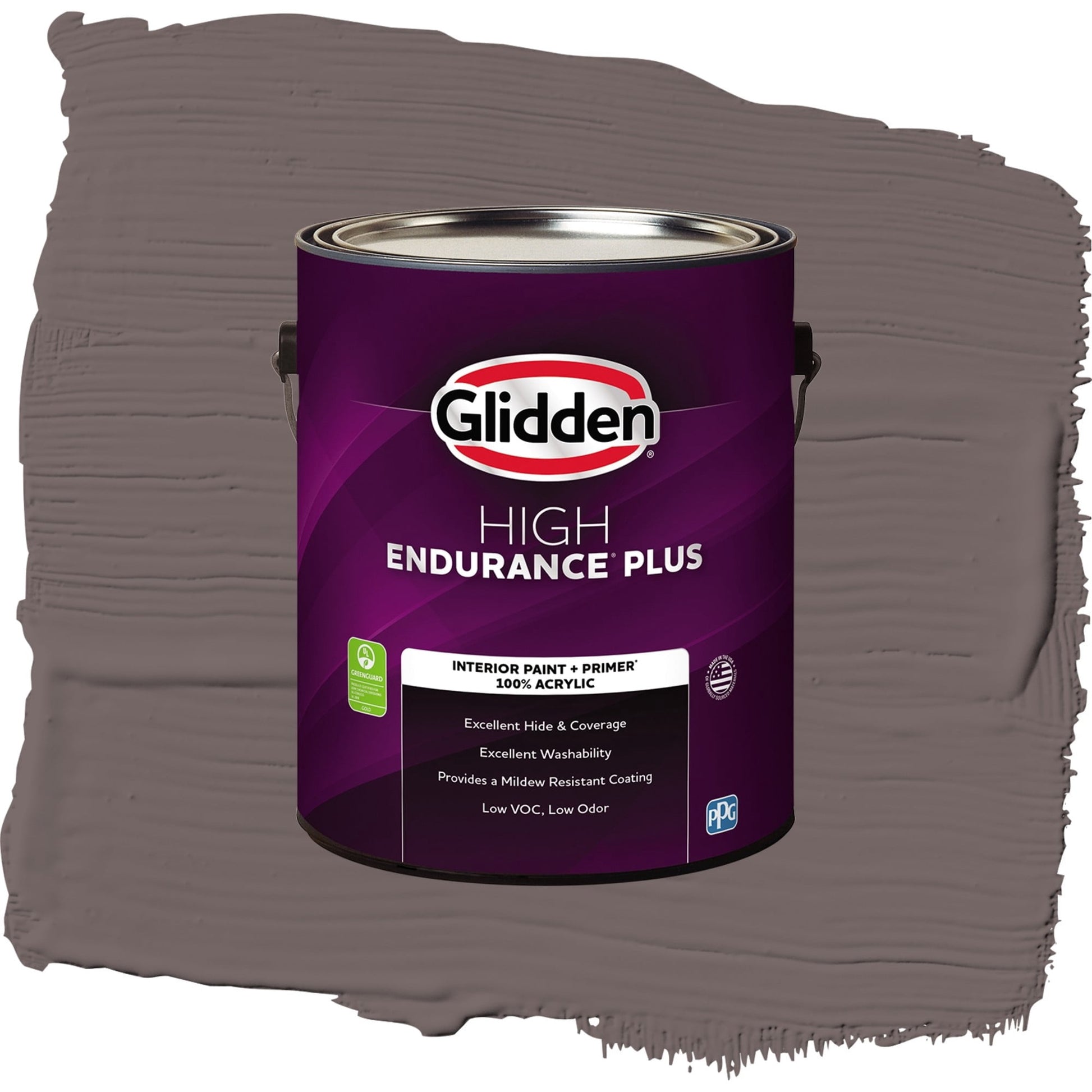 Glidden HEP Eagle Eye / Brown, Semi-Gloss Interior Paint with Primer, 1 Gallon