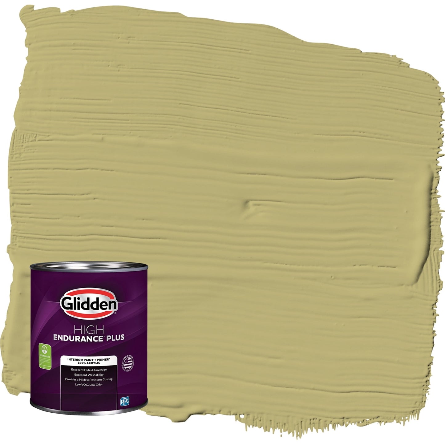 Glidden HEP Gracious Glow / Pintura Interior Verde CÃ¡scara de Huevo con Primer, 1 Cuarto