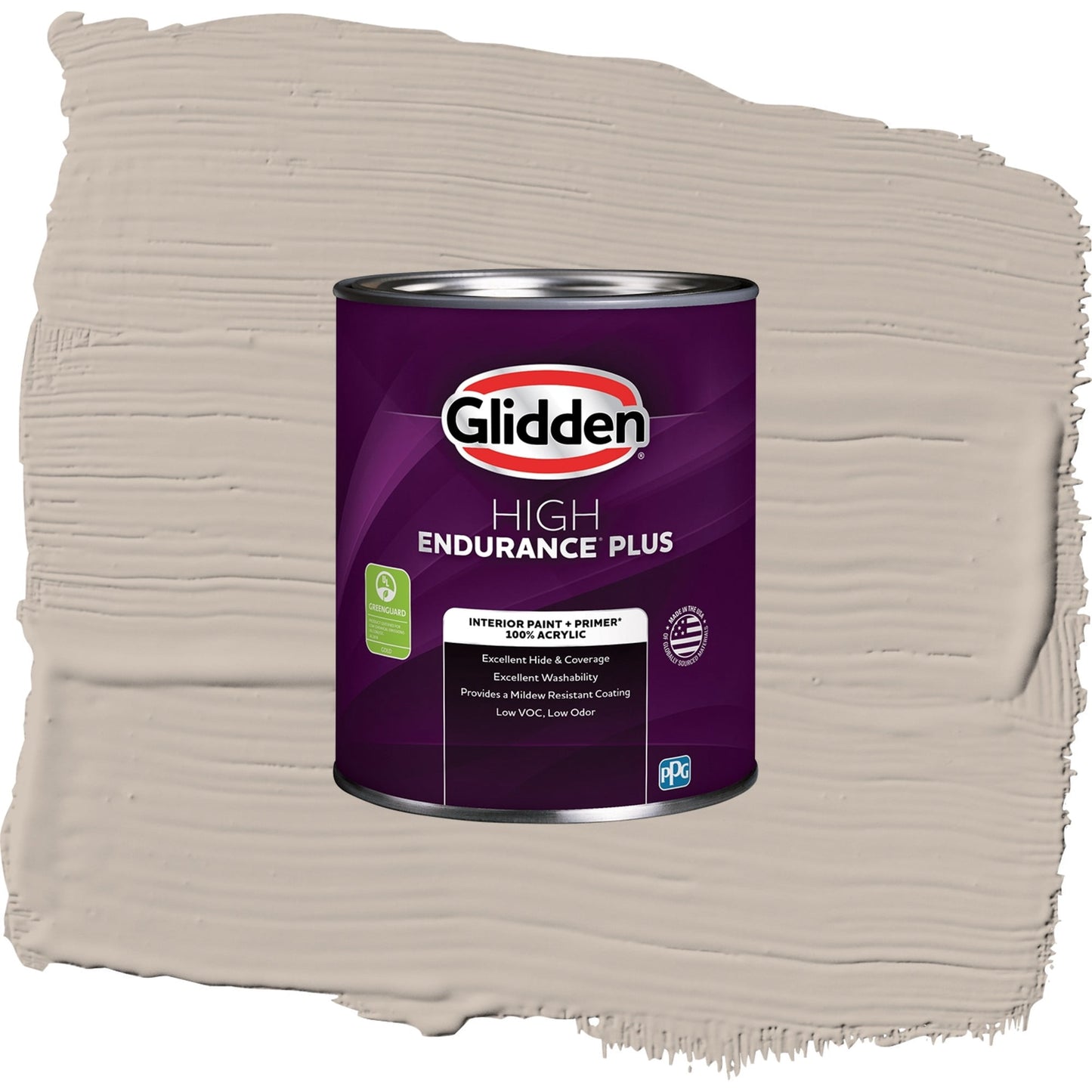 Glidden HEP Legendary / Beige, Eggshell Interior Paint with Primer, 1 Quart