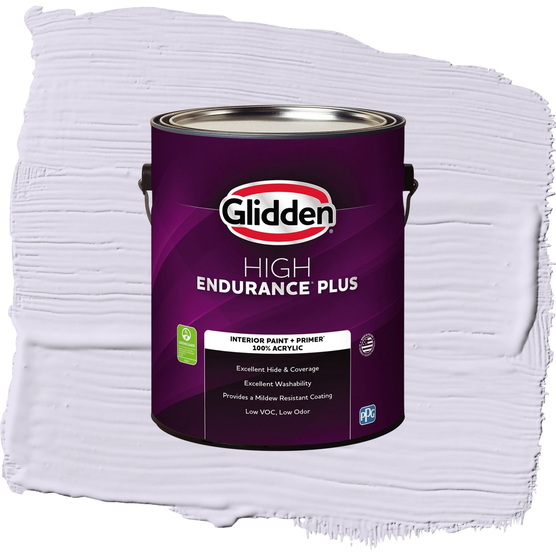 Glidden HEP Misty Violet / Purple, Semi-Gloss Interior Paint with Primer, 1 Gallon
