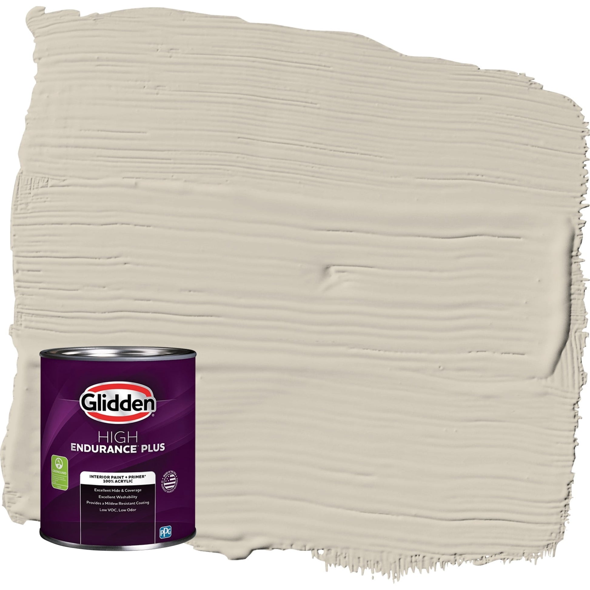 Glidden HEP Moth Gray / Grey, Semi-Gloss Interior Paint with Primer, 1 Quart