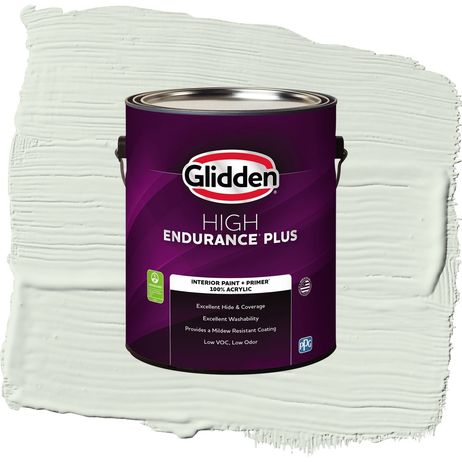 Glidden HEP Salty Breeze / Green, Eggshell Interior Paint with Primer, 1 Gallon