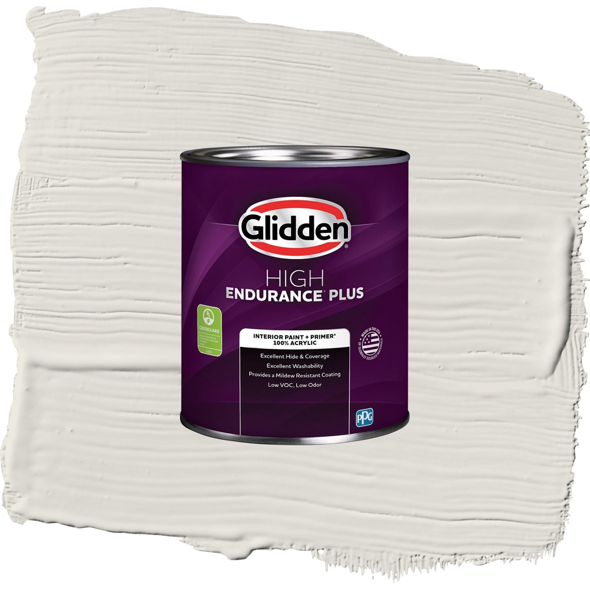 Glidden HEP Shark / Beige, Eggshell Interior Paint with Primer, 1 Quart