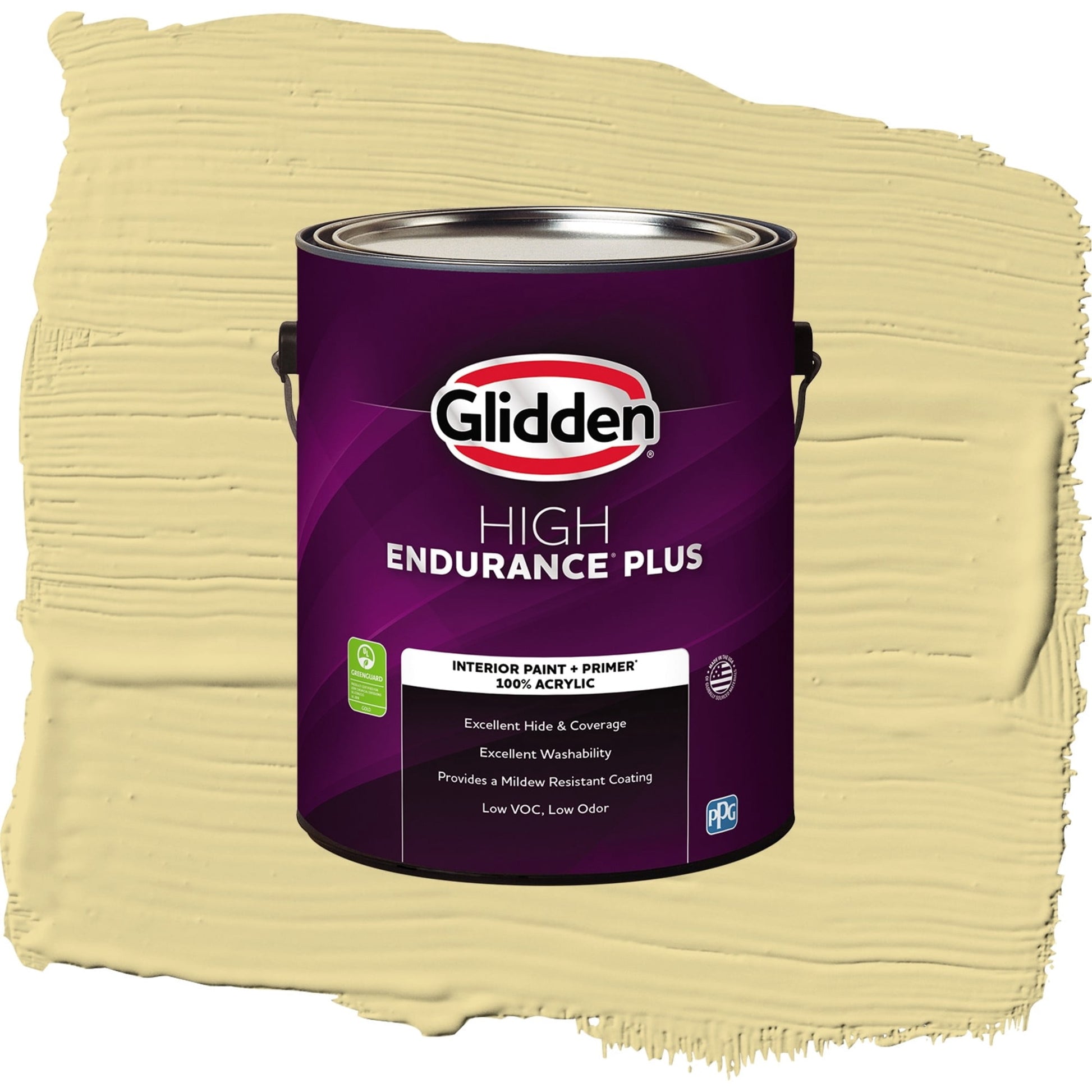 Glidden HEP Twinkle Toes / Green, Eggshell Interior Paint with Primer, 1 Gallon