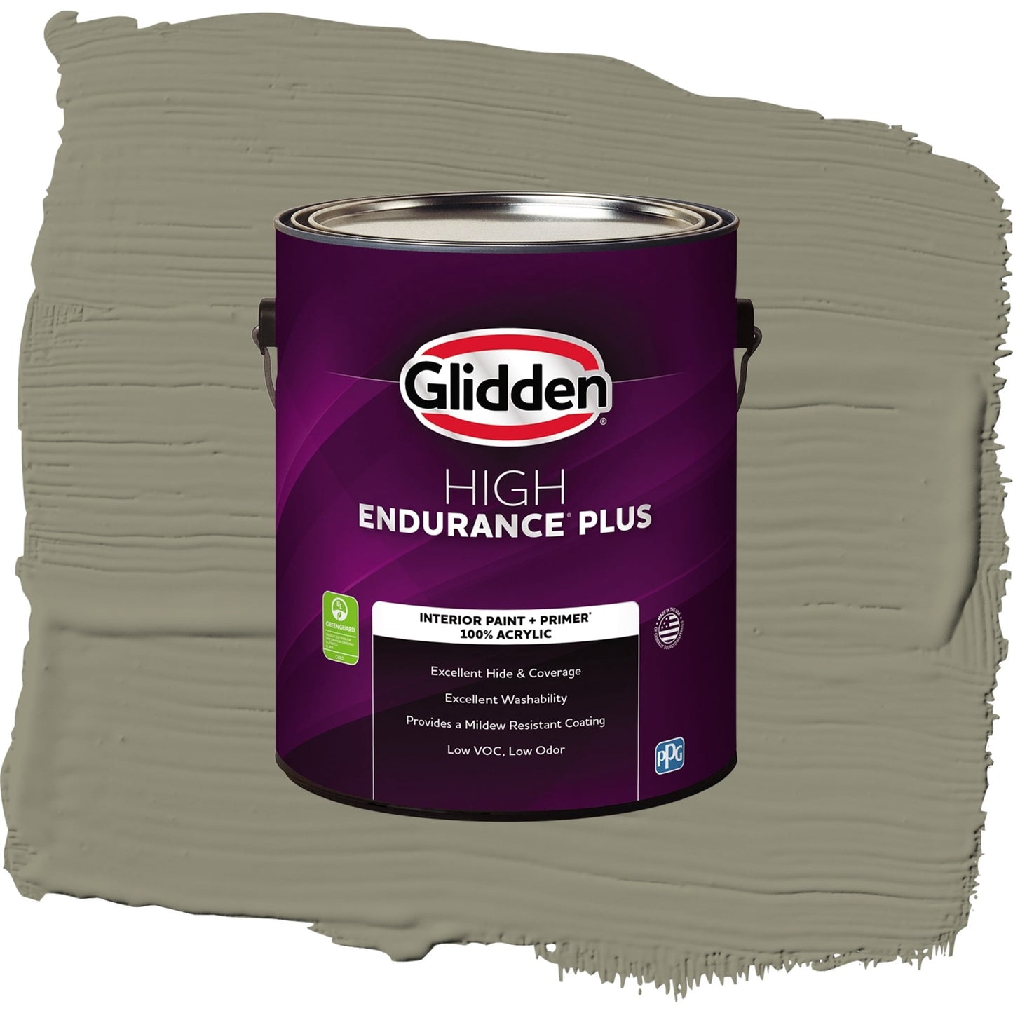 Glidden HEP Meander Interior Paint + Primer Flat , 1 Gallon