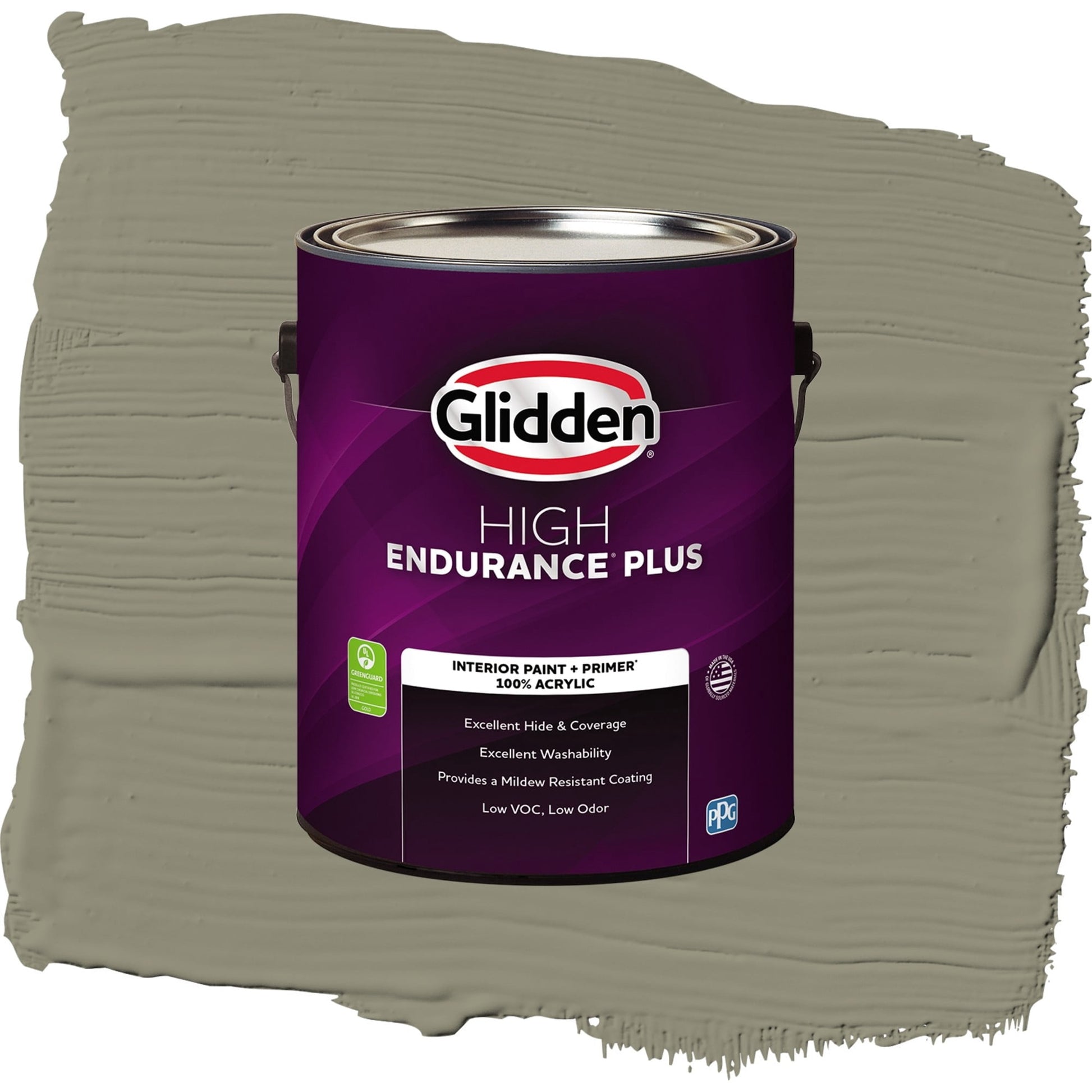 Glidden HEP Meander Interior Paint + Primer Flat , 1 Gallon