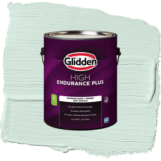 Glidden HEP Summer Breeze Interior Paint + Primer Semi Gloss , 1 Gallon