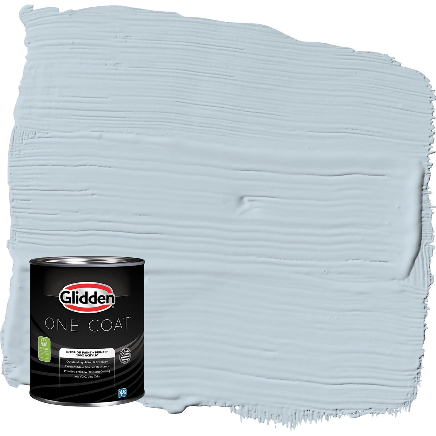Glidden One Coat Keepsakes / Blue Semi-Gloss Interior Paint with Primer, 1 Quart