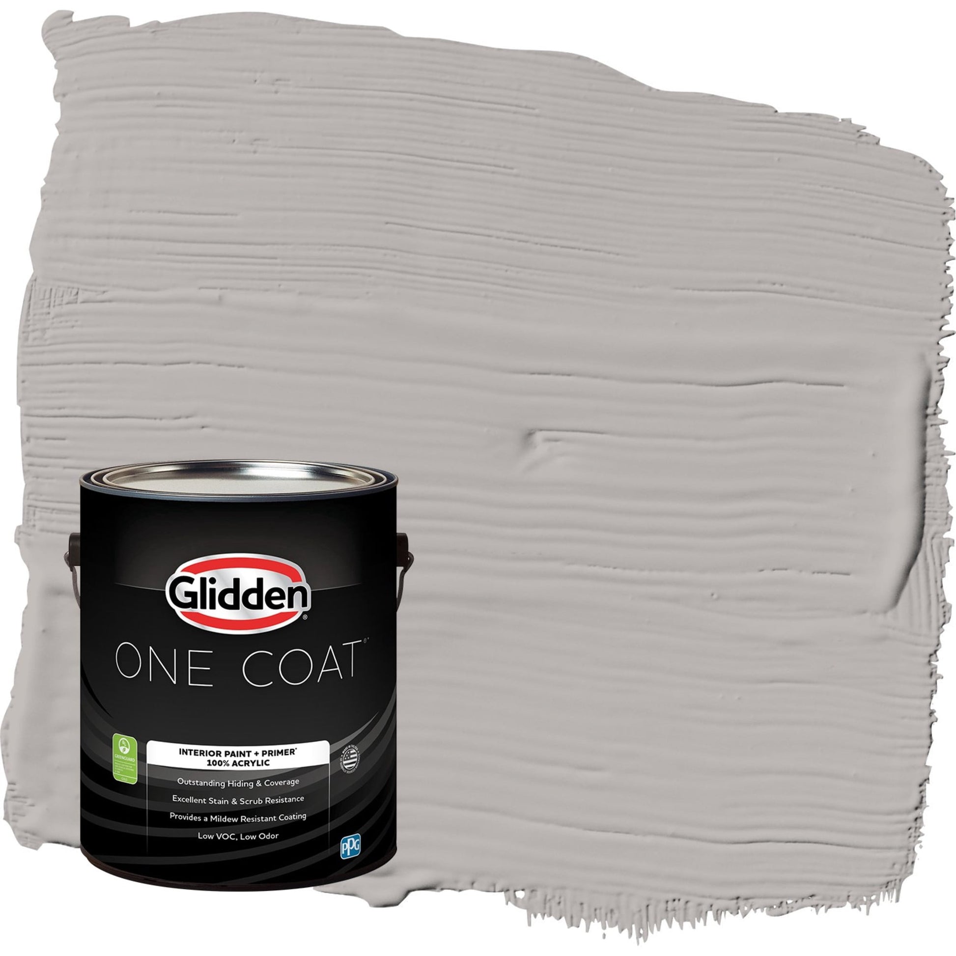 Glidden One Coat Pintura Interior Gris MÃ¡rmol / Gris CÃ¡scara de Huevo con Primer, 1 GalÃ³n