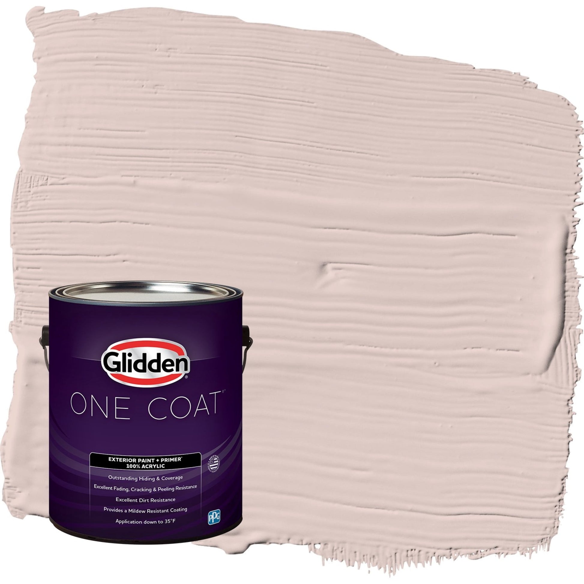 Glidden One Coat Kangaroo Paw / Pink Semi-Gloss Interior Paint with Primer, 1 Gallon