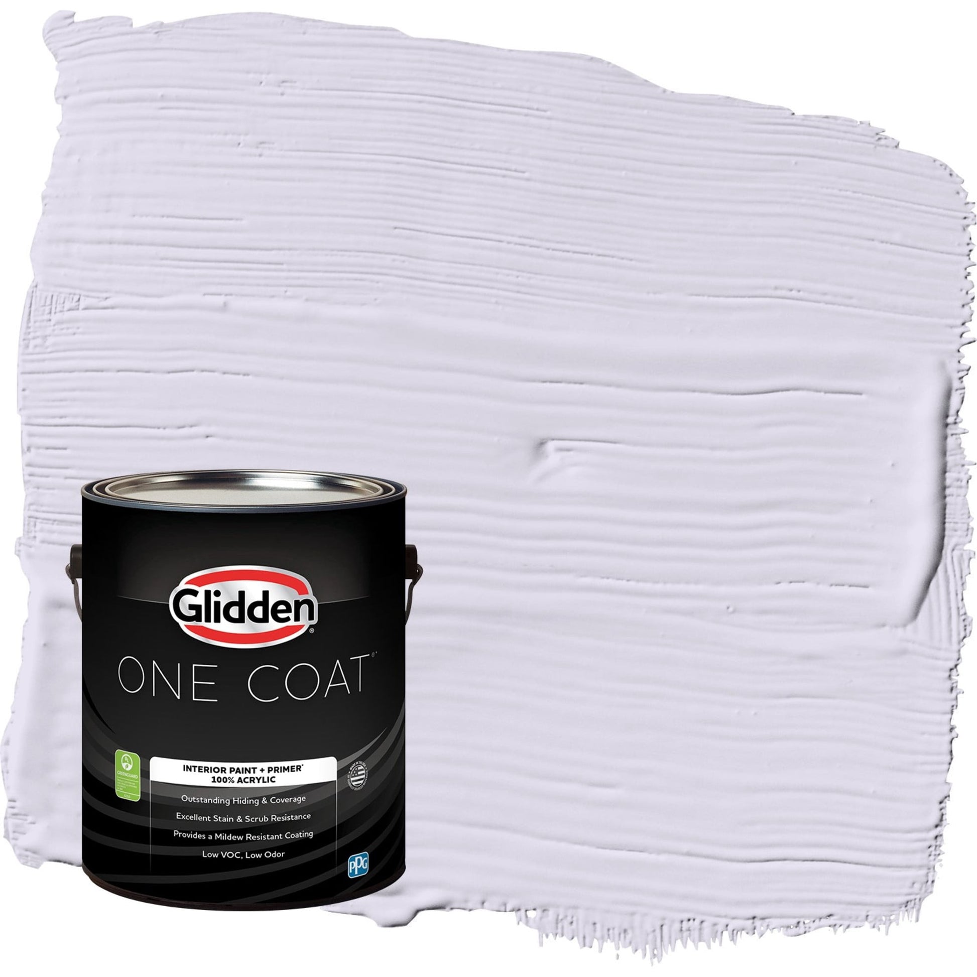 Glidden One Coat Misty Violet / Purple Semi-Gloss Interior Paint with Primer, 1 Gallon