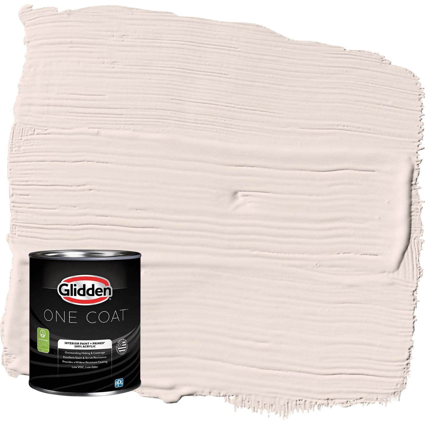 Glidden One Coat Interior Paint and Primer, Sablewood / Orange, 1 Quart, Eggshell