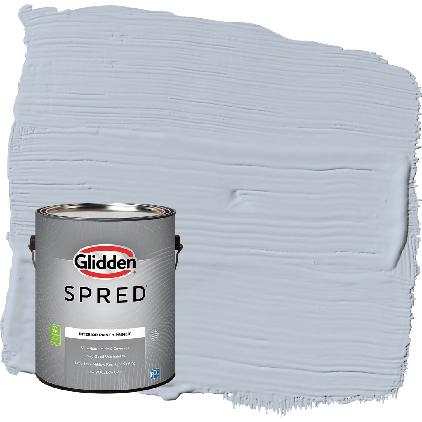 Glidden Spred Blue Dolphin / Blue, Semi-Gloss Interior Paint with Primer, 1 Gallon