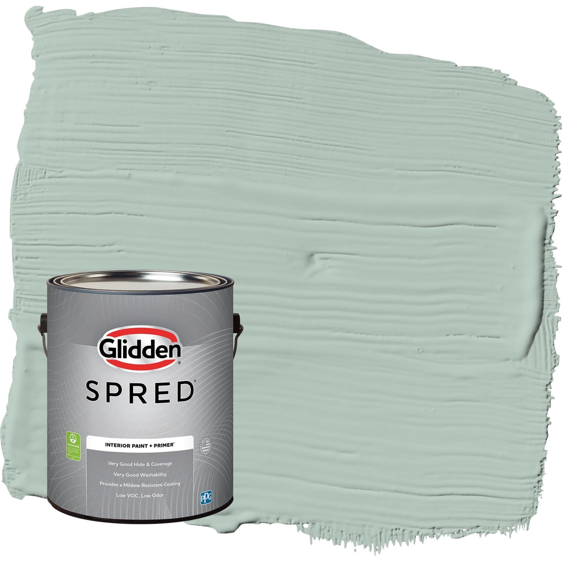Glidden Spred Aquamarine Dream / Blue, Eggshell Interior Paint with Primer, 1 Gallon