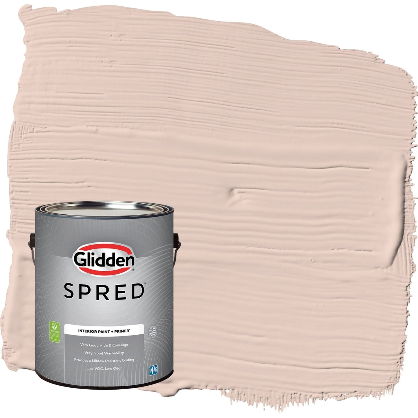 Glidden Spred Belle of the Ball / Pink, Eggshell Interior Paint with Primer, 1 Gallon