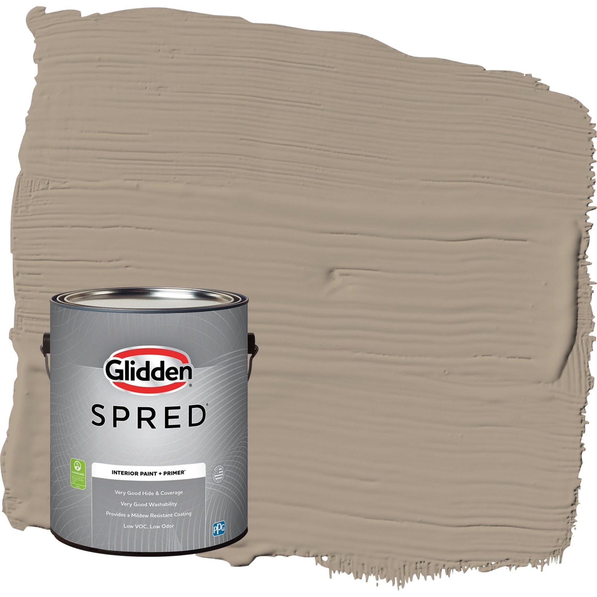 Glidden Spred Diversion / Gray, Semi-Gloss Interior Paint with Primer, 1 Gallon