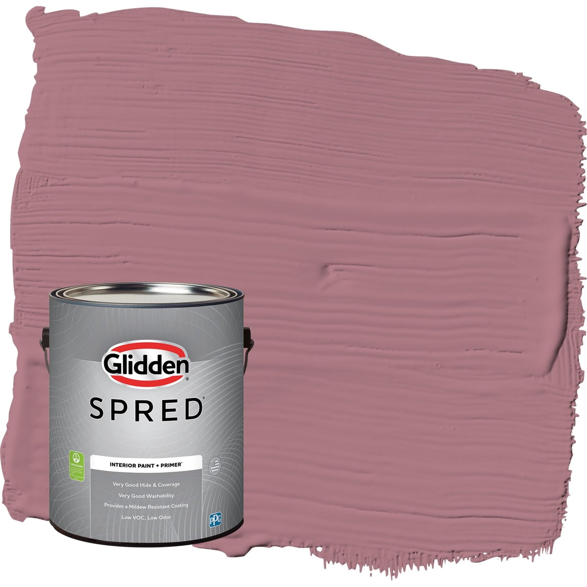 Glidden Spred Mauve Madness / Purple, Semi-Gloss Interior Paint with Primer, 1 Gallon