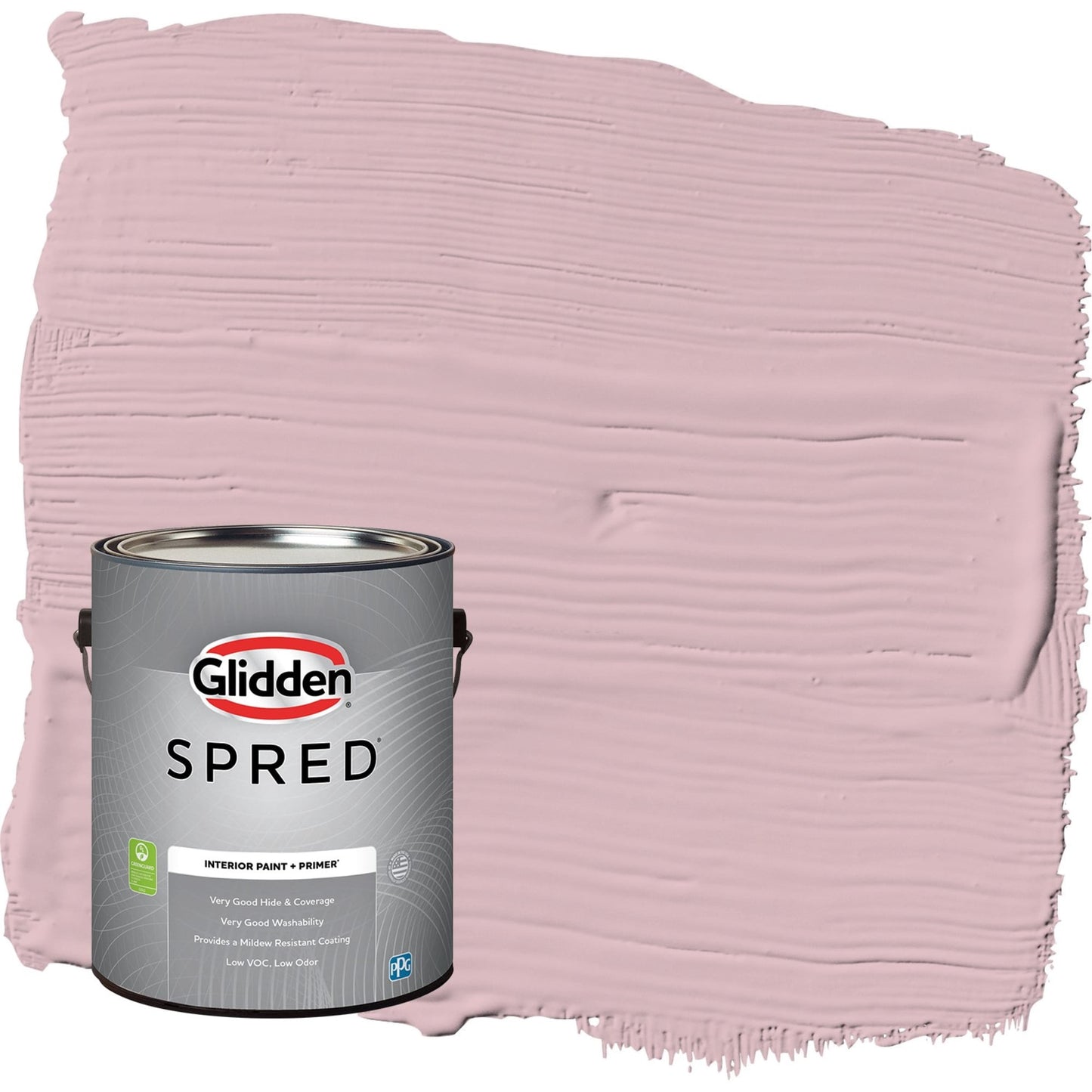 Glidden Spred Nostalgia / Purple, Semi-Gloss Interior Paint with Primer, 1 Gallon
