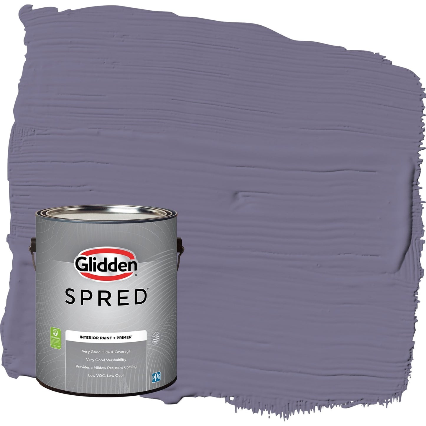 Glidden Spred Plum Shade / Purple, Eggshell Interior Paint with Primer, 1 Gallon