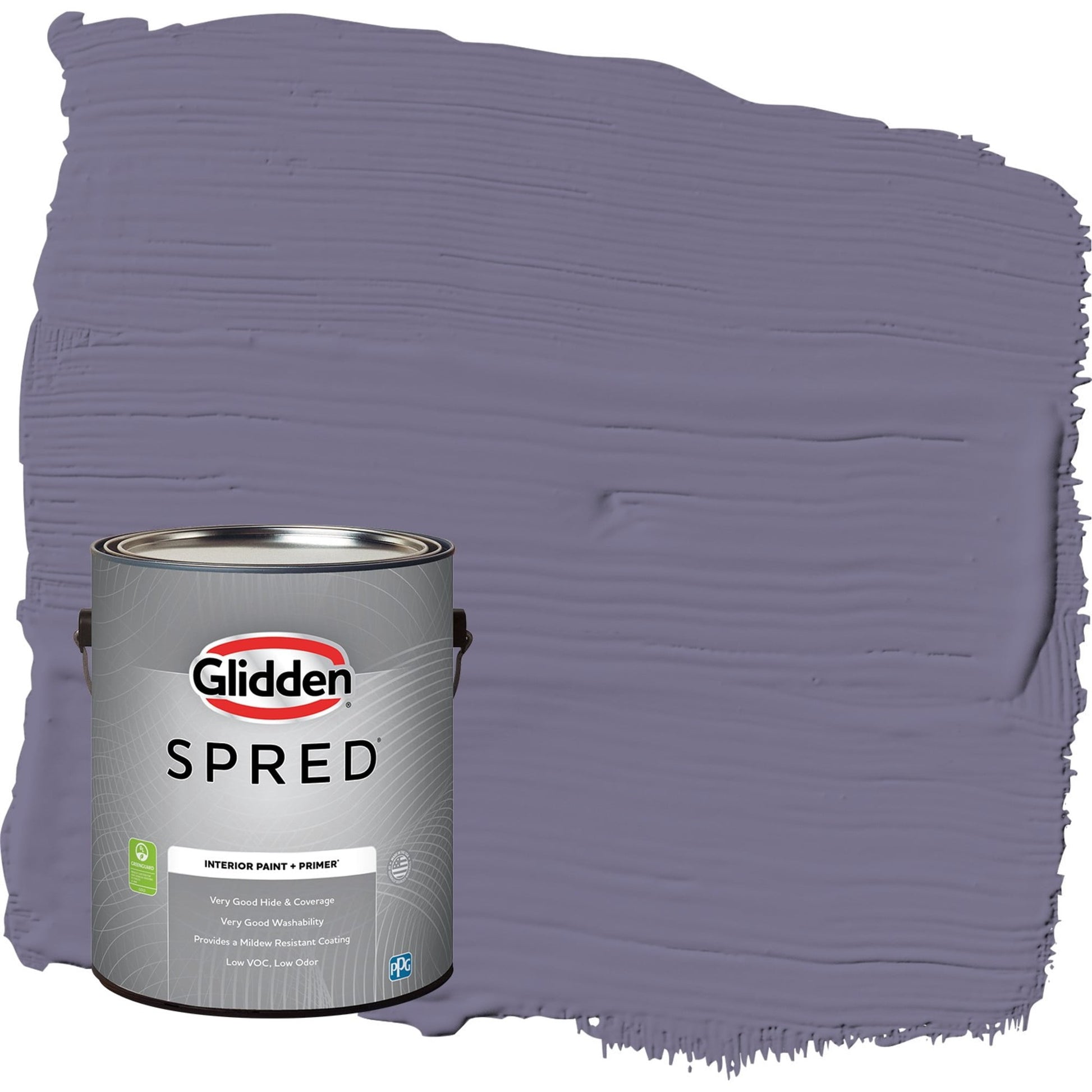 Glidden Spred Plum Shade / Purple, Eggshell Interior Paint with Primer, 1 Gallon