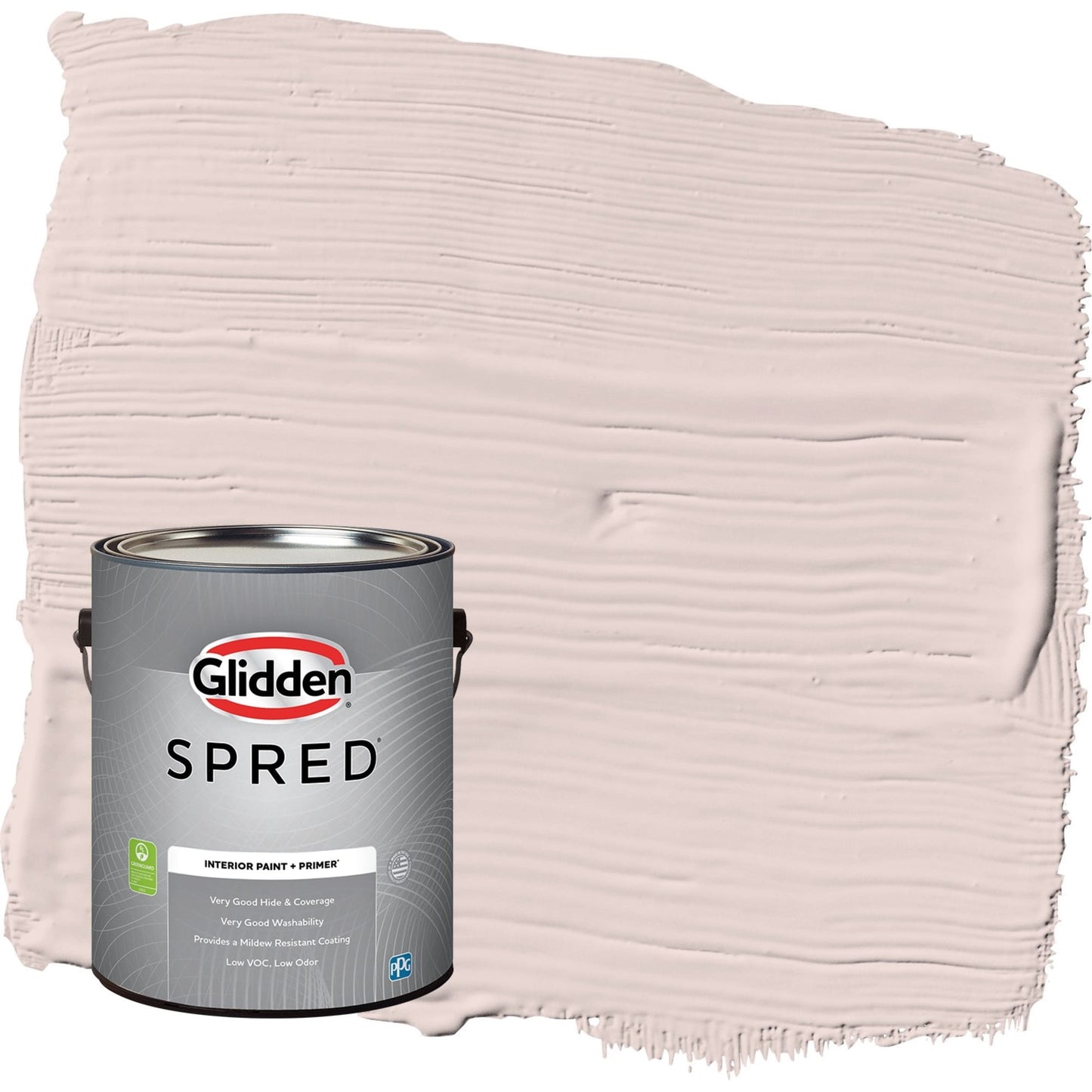 Glidden Spred Romeo / Pink, Eggshell Interior Paint with Primer, 1 Gallon