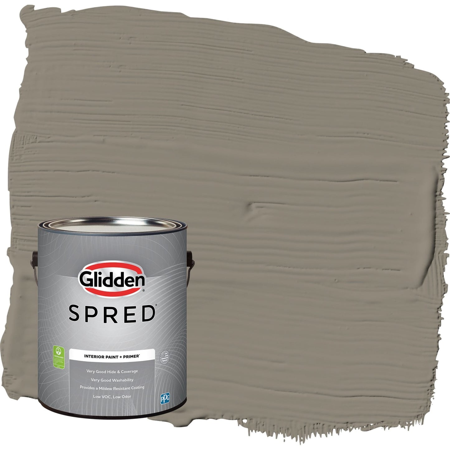 Glidden Spred Roller Coaster / Tan, Semi-Gloss Interior Paint with Primer, 1 Gallon