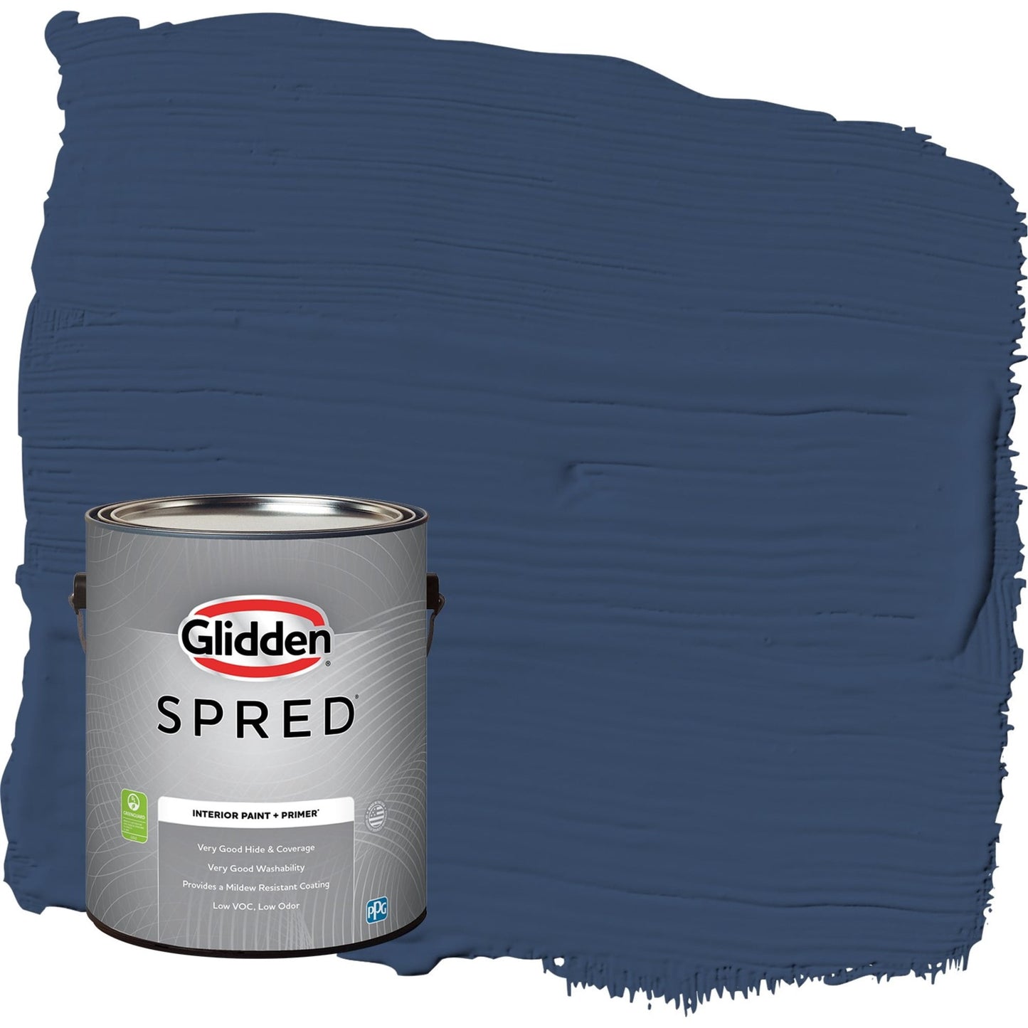 Glidden Spred Annapolis Blue Flat Interior Paint with Primer, 1 Gallon