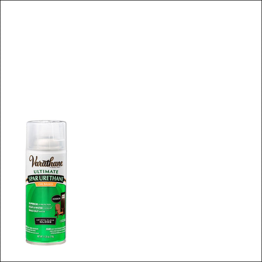 6 Pack, Gloss Clear, Varathane Exterior Wood Ultimate Spar Urethane Oil-Based-340407, 11.25 Oz Aerosol Spray
