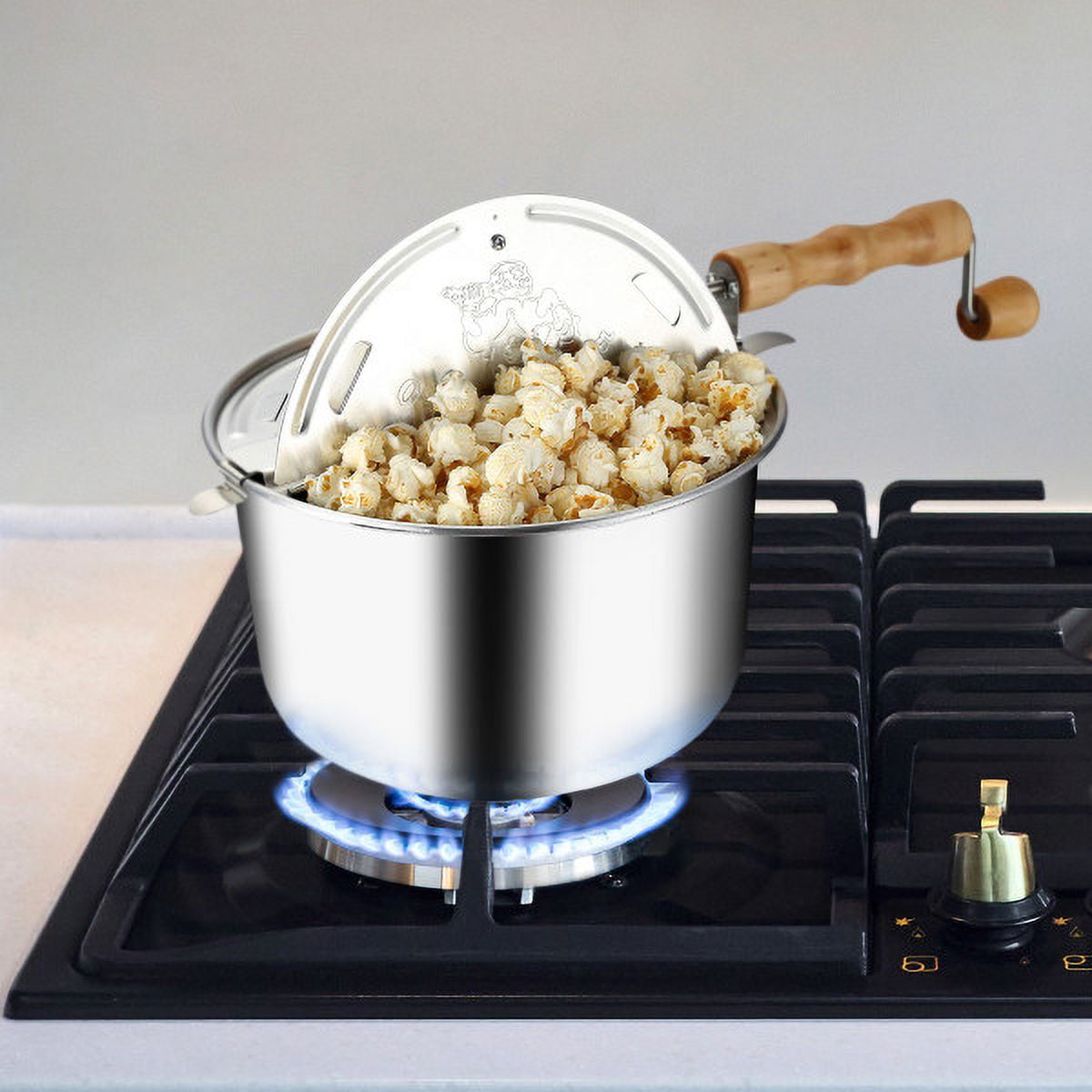 Great Northern Popcorn 6-Quart Aluminum Stovetop Popcorn Maker