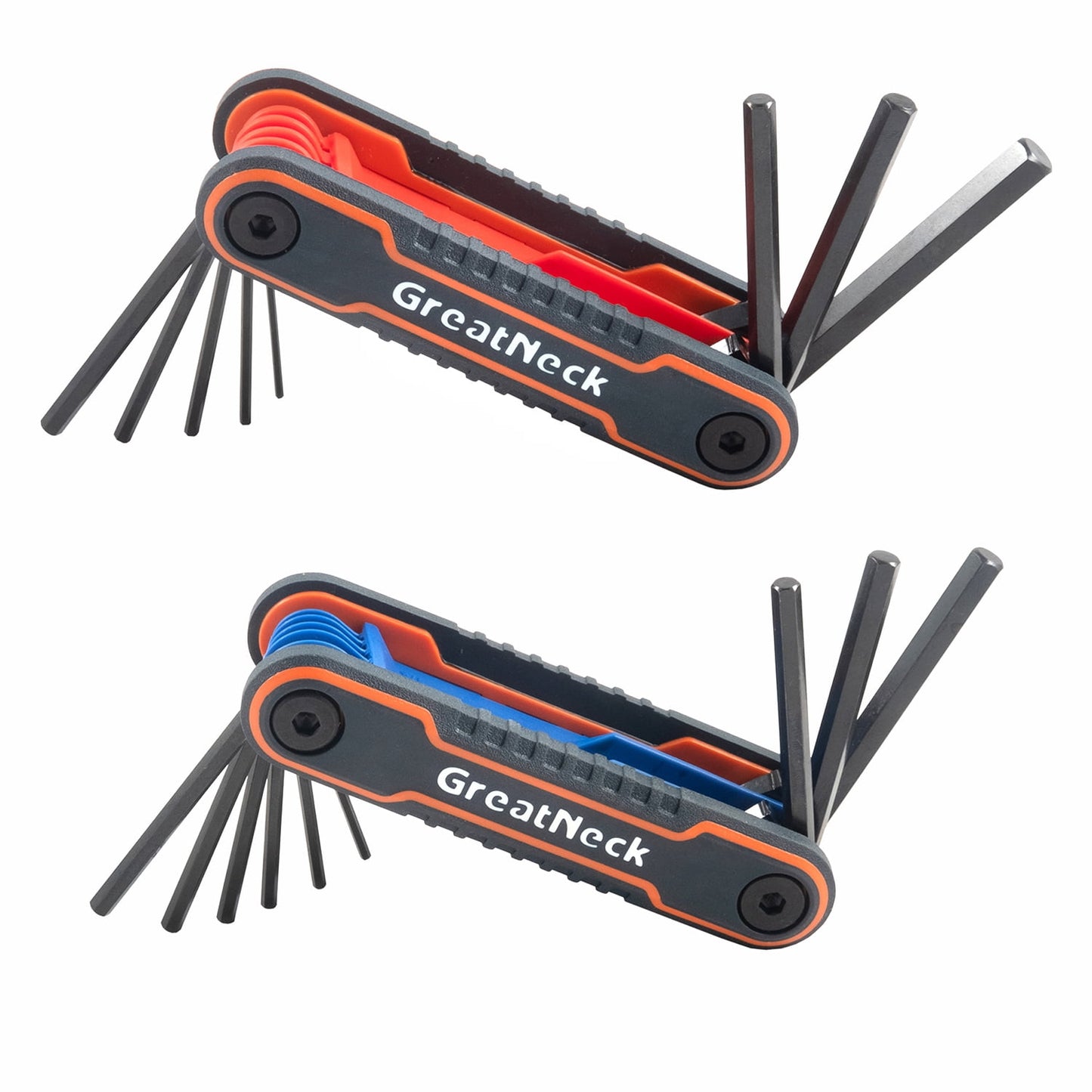 GreatNeck 2 Piece Folding Hex Key Set