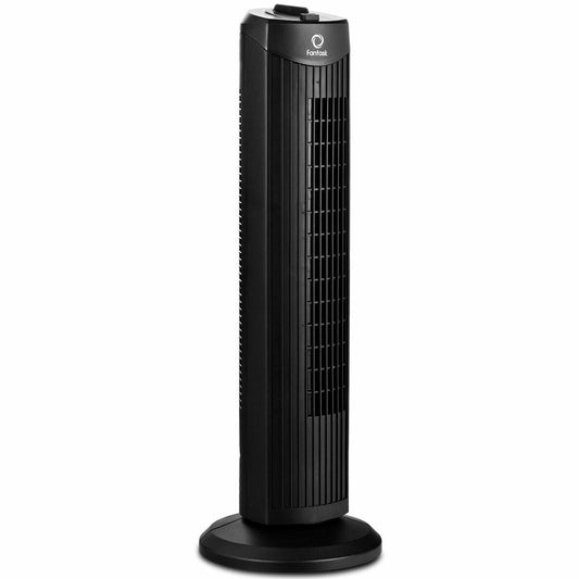 Gymax 28'' Portable Oscillating Tower Fan w/ 3 Speed Low Noise Home Office Black