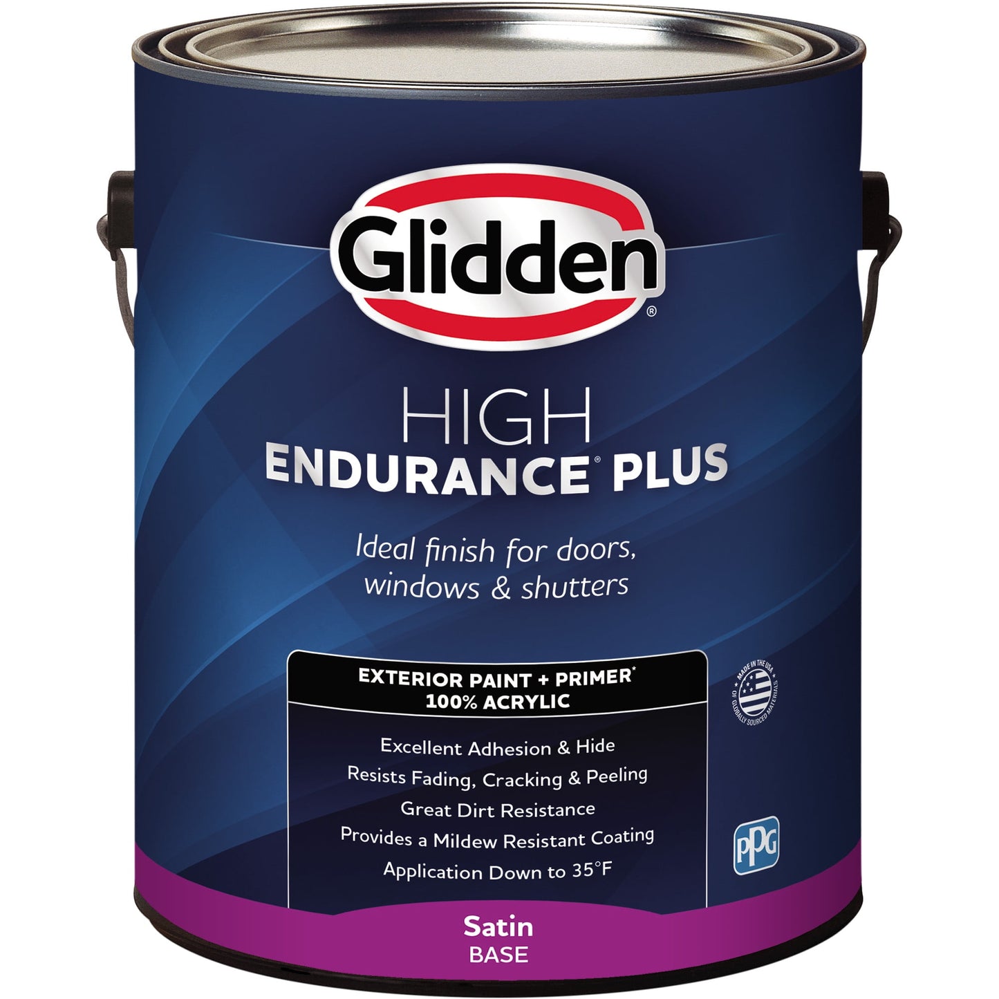 HEP Steeple Gray Exterior Paint + Primer Satin , 1 Gallon