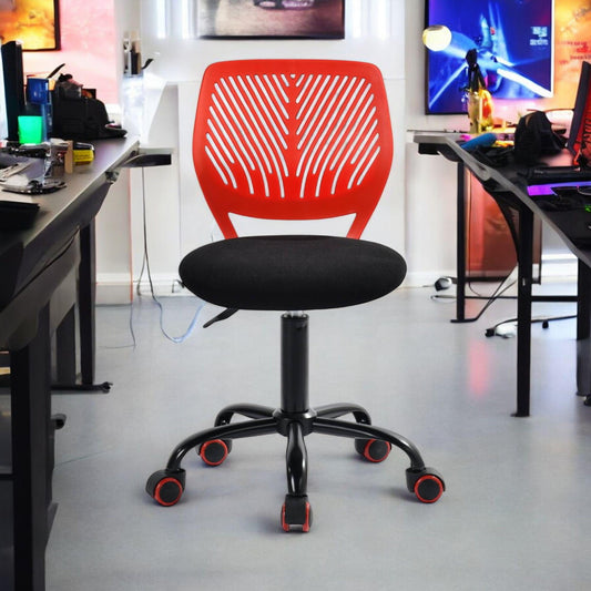 Homy Casa Black Adjustable Swivel Video Game Chair for Gaming, Study, Home Office