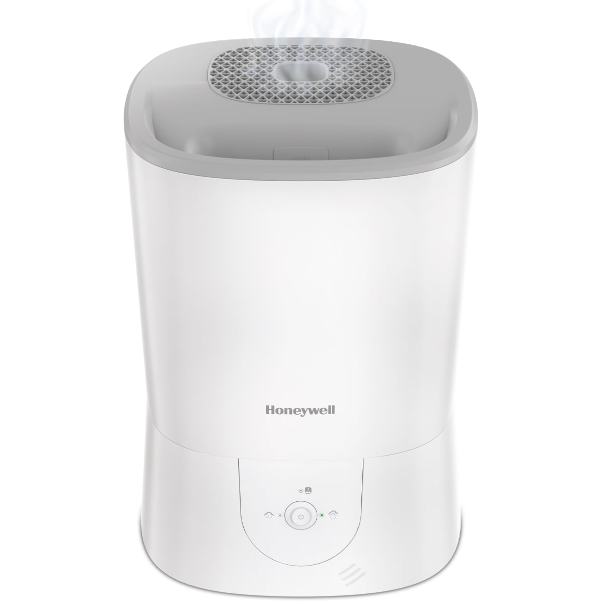 Honeywell 1.5 gal. 500 sq ft Filter Free Warm Mist Humidifier with Essential Oil Cup, Black, HWM440