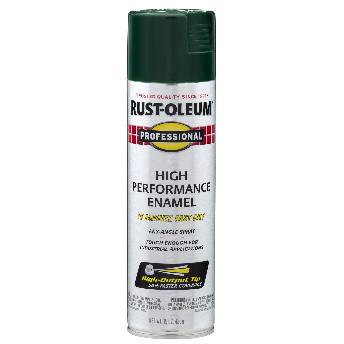 (2 pack) Gray Primer, Rust-Oleum Professional High-Performance Enamel Flat Spray Paint-7582838, 15 oz