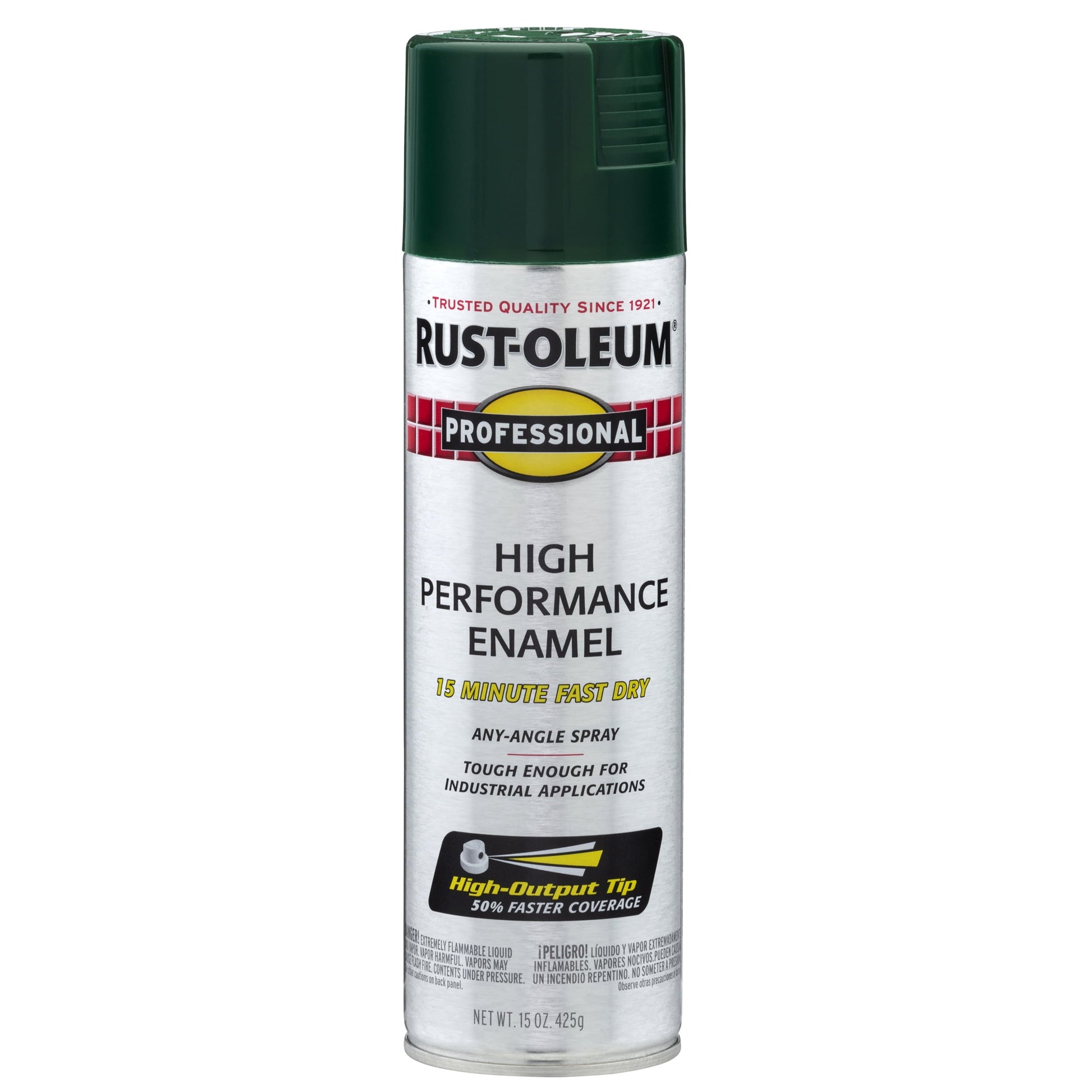 (2 pack) Gray Primer, Rust-Oleum Professional High-Performance Enamel Flat Spray Paint-7582838, 15 oz