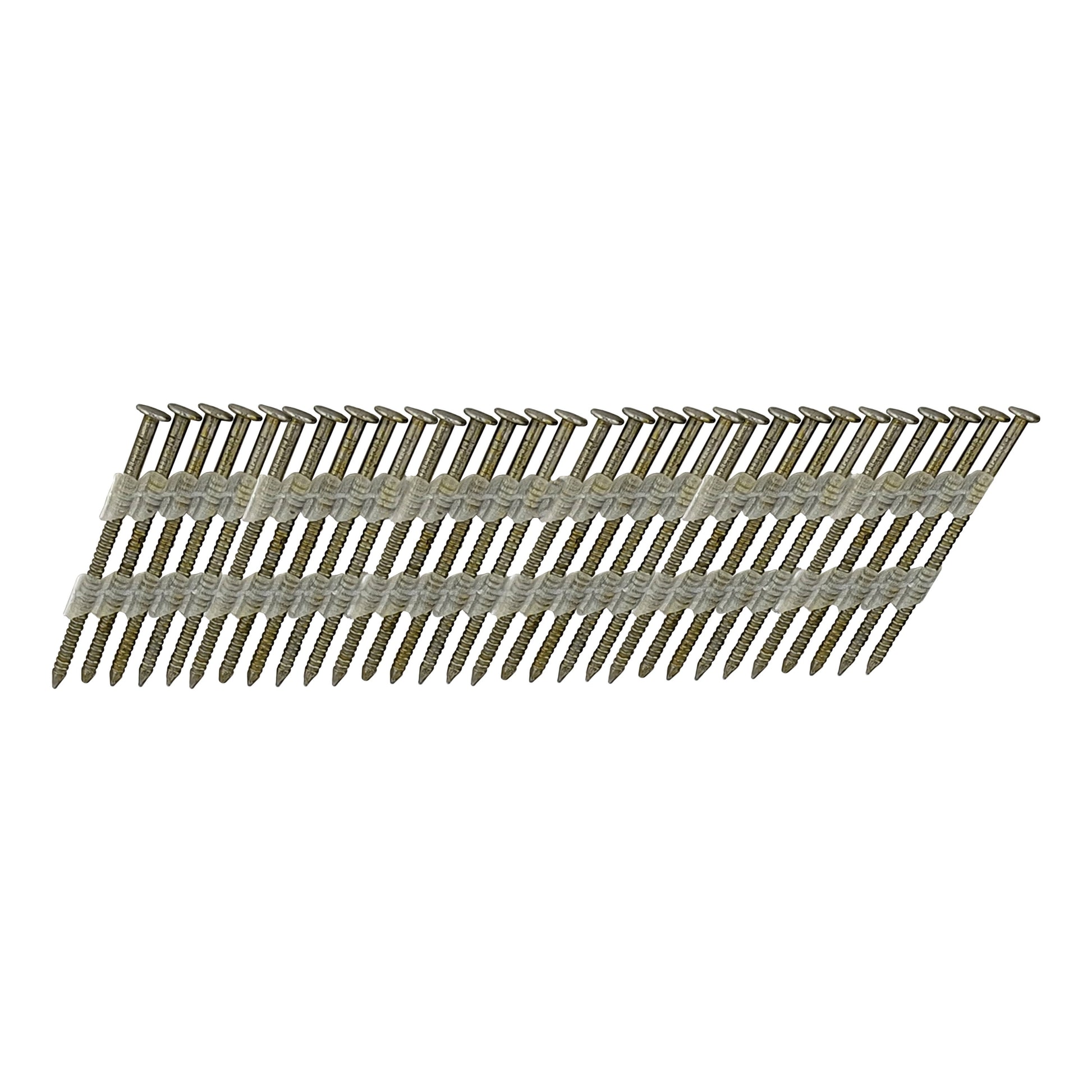 Hyper Tough 21-Degree 0.120 in. x 3 in. Plastic Collated Framing Nails, Bright Finish Smooth Shank, 1000 Count, Hardware Nails