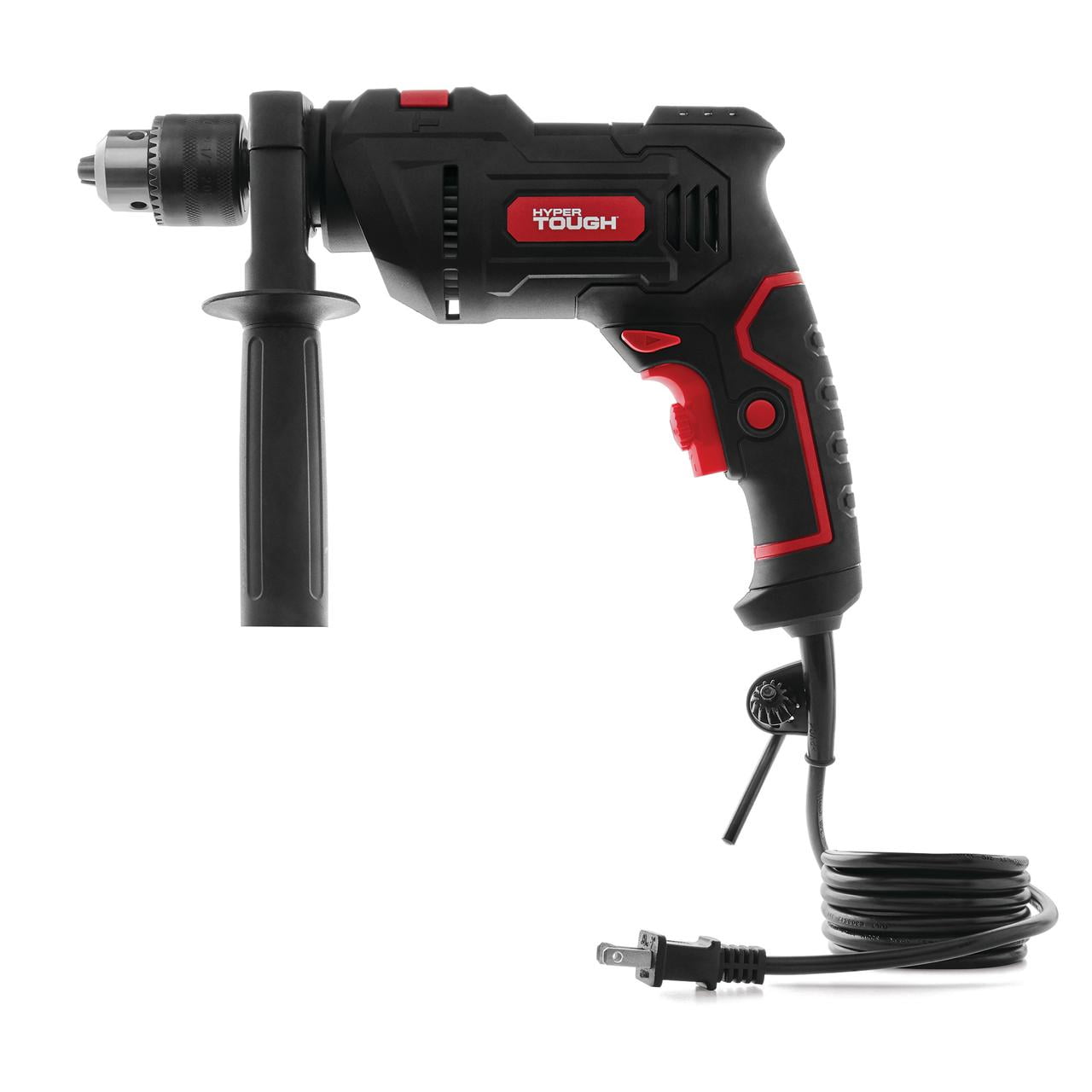 Hyper Tough Martillo con Cable de 6 Amperios y 1/2 Pulgadas, Chuck con Llave, 120 Voltios, TD6HD
