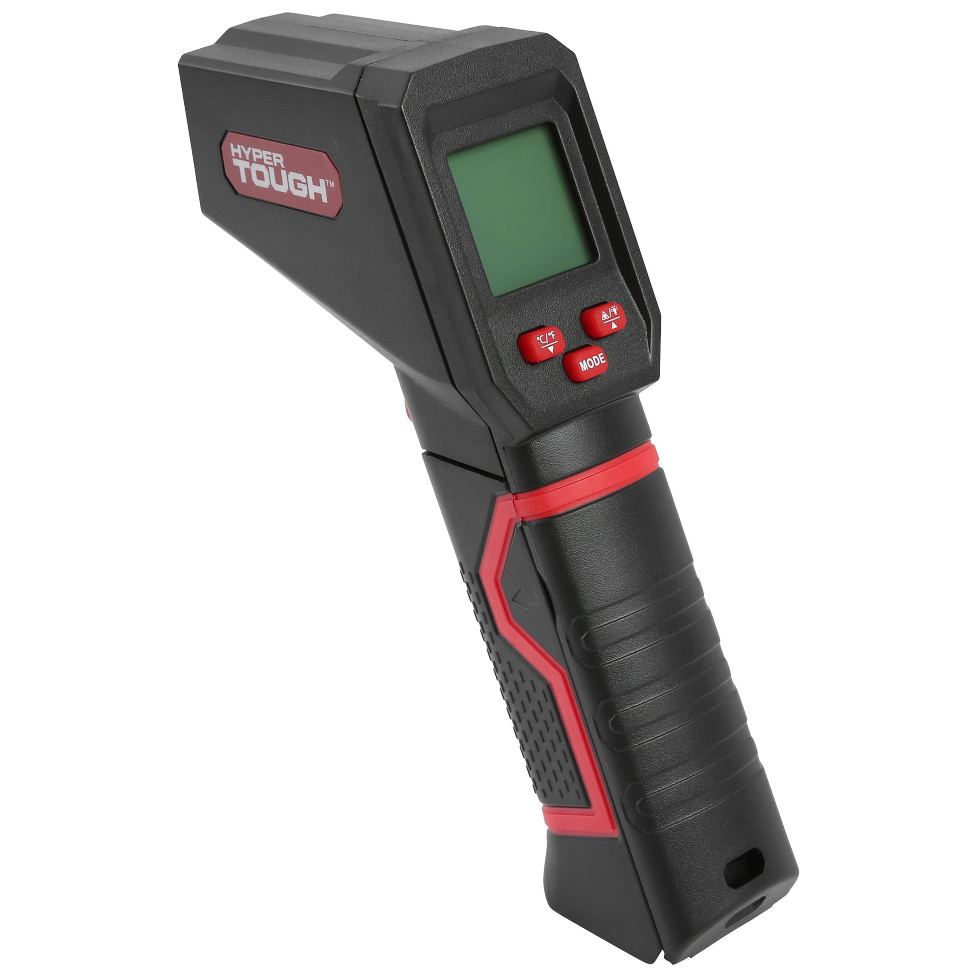Hyper Tough Infrared Plastic Thermometer, Batteries Included, from -58 Â° F to 968Â° F, 1 Each