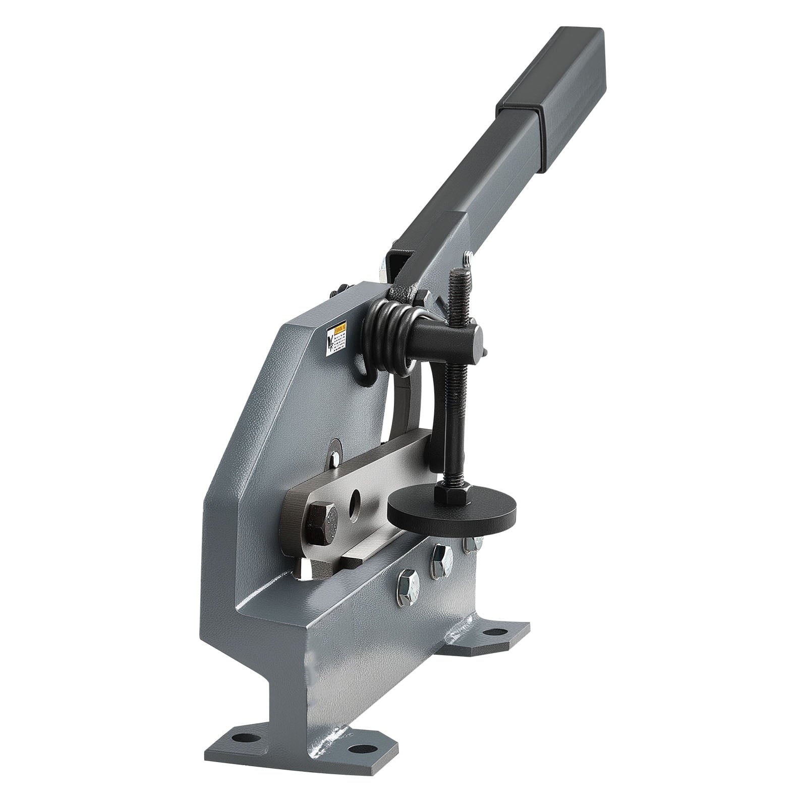 KFFKFF 6-Inch Manual Sheet Metal Cutter, Heavy-Duty Hand Shear with Sturdy Steel Frame, Precision Cutting Tool with Extended Handle for Metal Sheets, Copper, Rebar, and Aluminum