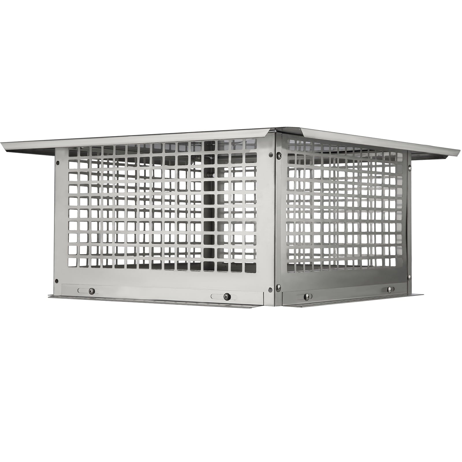 KFFKFF Chimney Cap, 17x17 inch, Made of 304 Stainless Steel, Durable Fireplace Chimney Cover, Stable Design with Useful Accessories, Simple to Install, Compatible