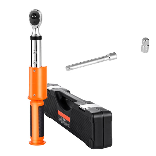 KFFKFF Digital Torque Wrench, 3/8-Inch Drive, 4.94â€“99.57 lbf-ft, 72-Tooth, Â±2% Accuracy, Electronic Tool with Preset Options, Sound Notification, and LED Display for Car and Motorcycle Maintenance