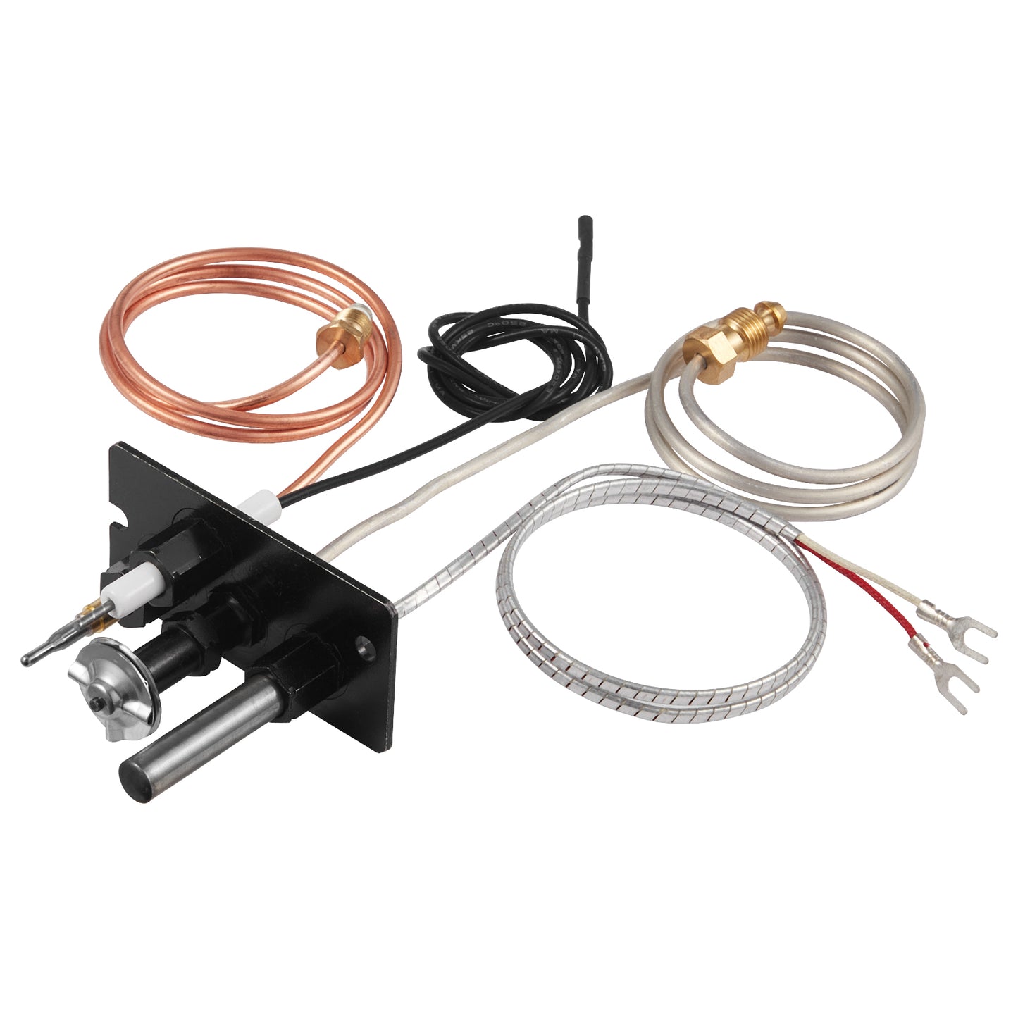 KFFKFF Gas Pilot Assembly, OE 10002265, 10002264, SRV10002264 Fireplace Gas Pilot Assembly, Compatible with Natural Gas & LPG Systems, Suitable for Majestic, Vermont Castings, Temco, Dutchwest
