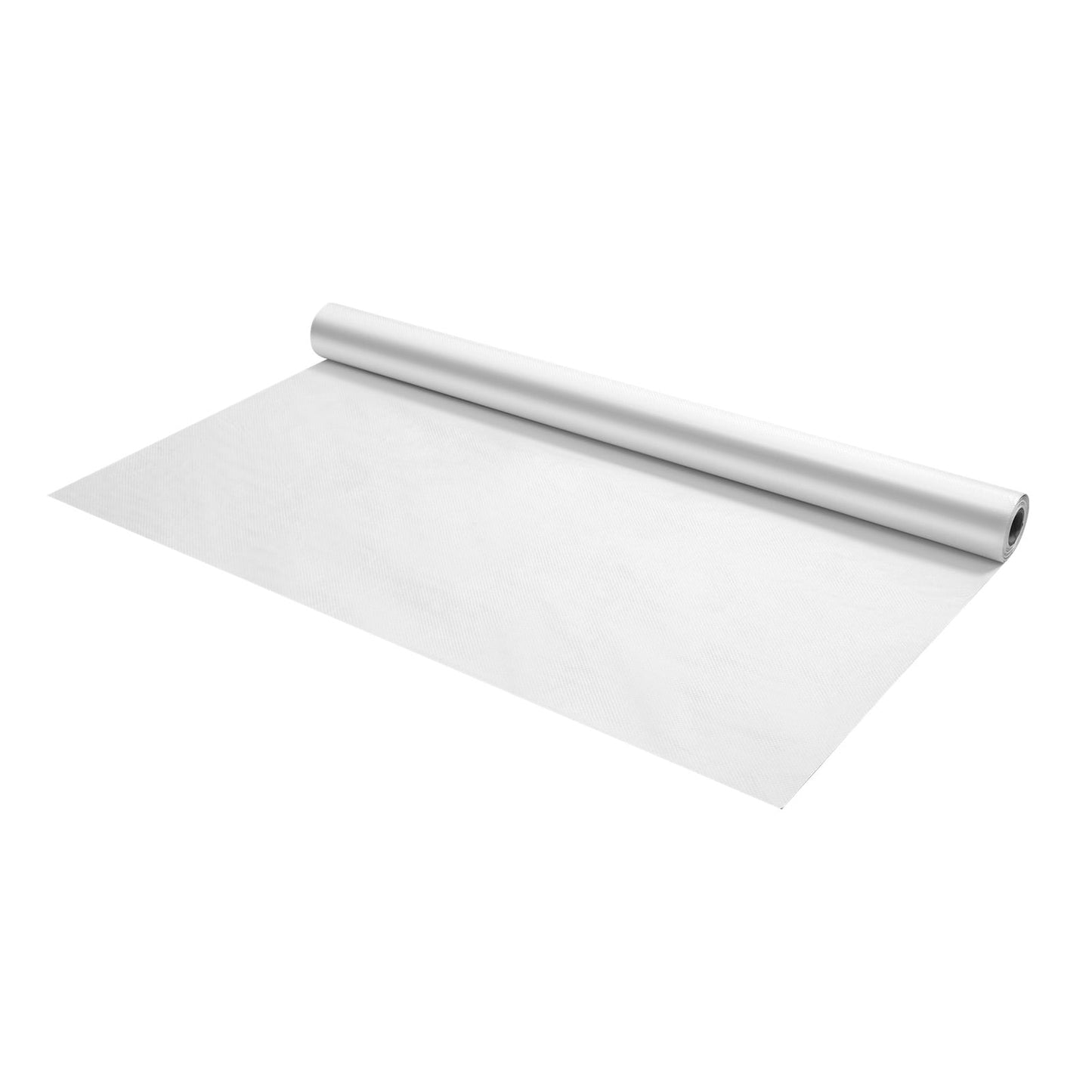 KFFKFF House Wrap, 4.5 x 150 ft, 0.13 mm Thick Vapor Barrier, Durable Plastic Sheeting for Tear Resistance, Protective Cover for Residential and Commercial Construction, White