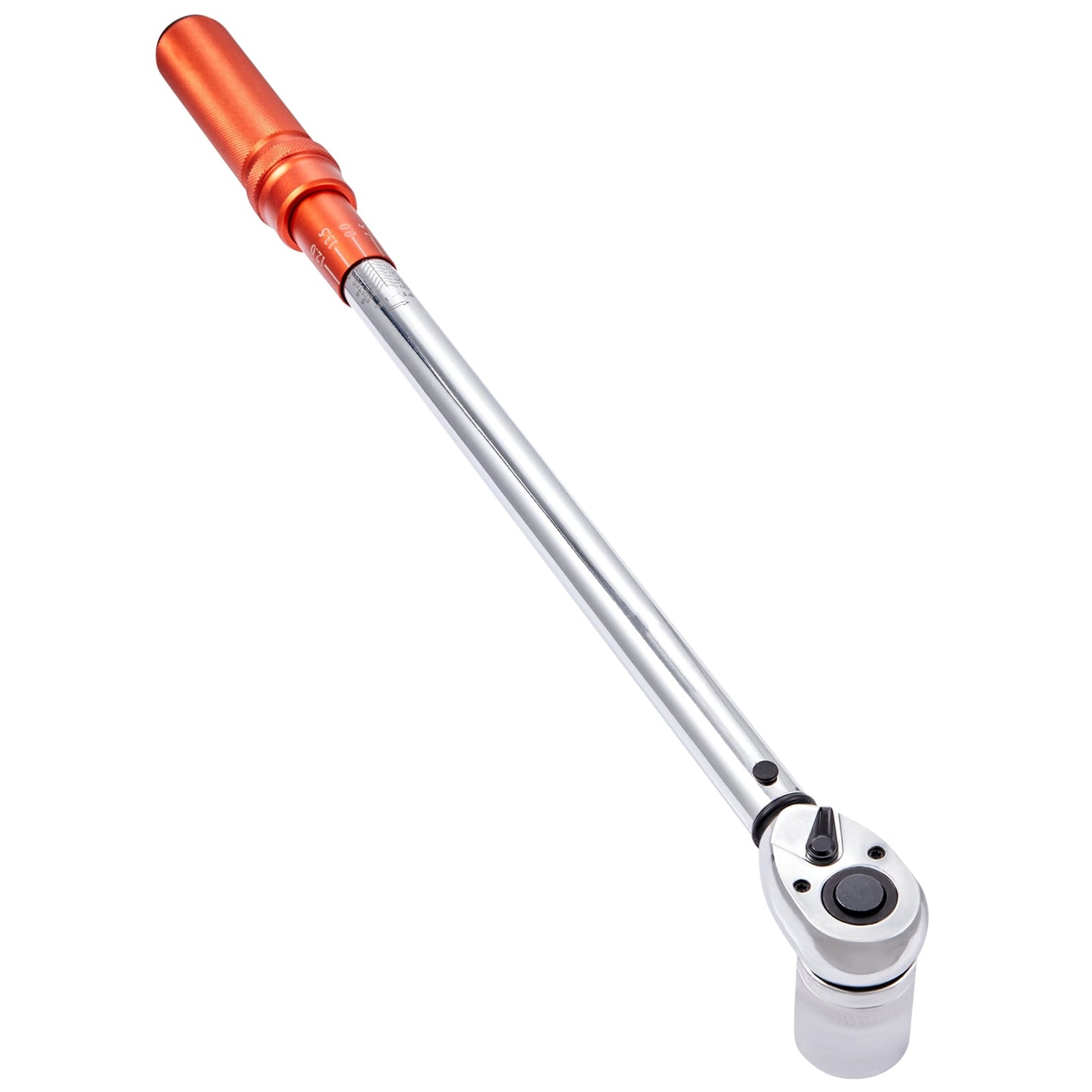 KFFKFF Torque Wrench, 1/2-inch Drive Click Mechanism, Torque Range 20-250ft.lb/34-340n.m, Bi-Directional Adjustability, Mechanical Torque Wrench Set with Dual Range Scales, Includes Adapters