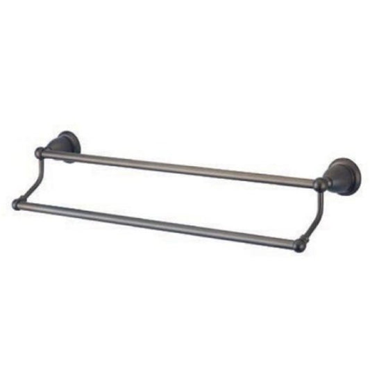 Kingston Brass BA175318ORB Heritage 18" Dual Towel Bar, Oil Rubbed Bronze