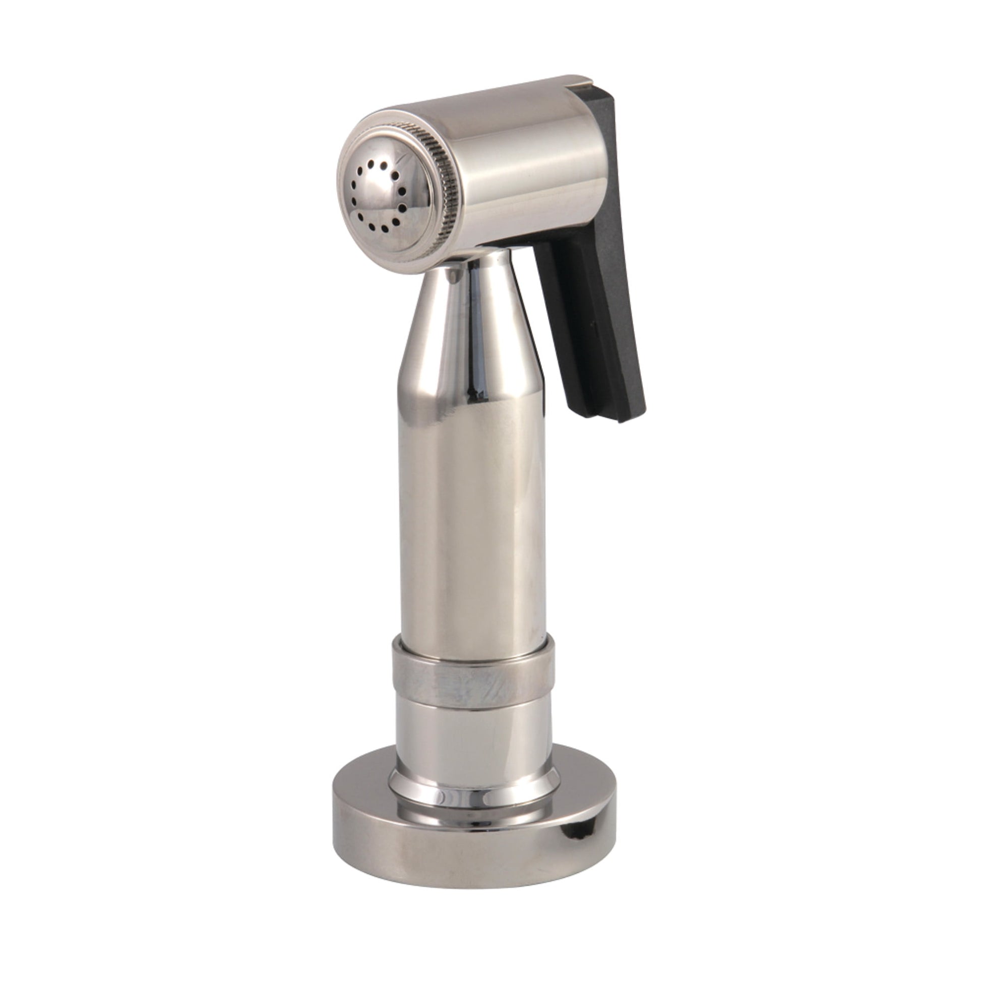 Kingston Brass CCRP21K6 Brass Kitchen Faucet Side Sprayer in Polished Nickel