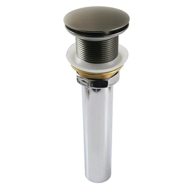 Kingston Brass GCL112MB Trimscape Brass Pop Up Drain for Cast Iron Utility Sink, Matte Black